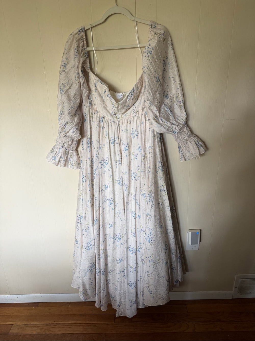 Dear Skye Blue Floral Worth Collective Maxi Dress - Picture 4 of 11